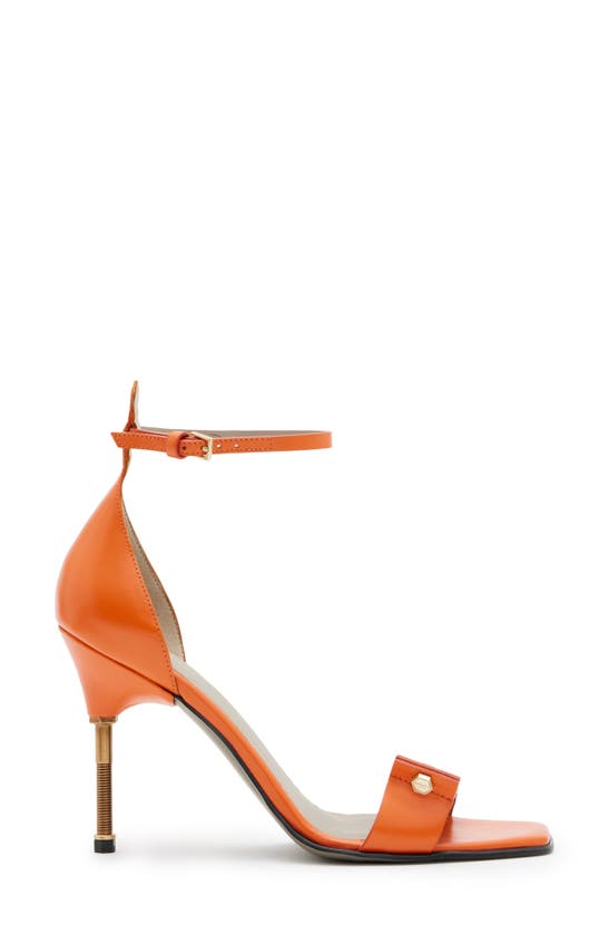 Shop Allsaints Betty Ankle Strap Sandal In Zesty Orange