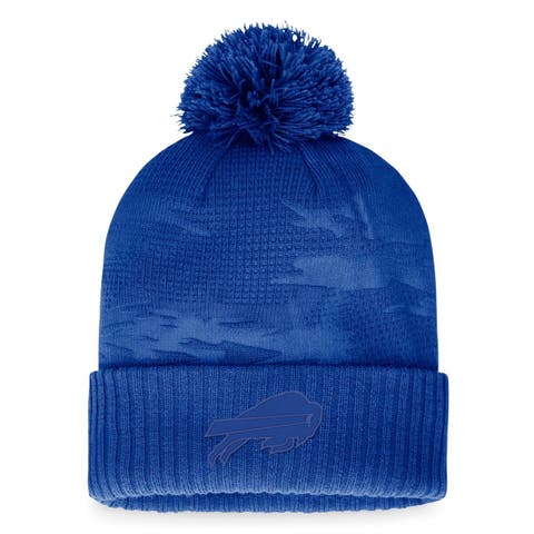 Buffalo Bills '47 Rexford Cuffed Knit Hat with Pom - Graphite/Royal