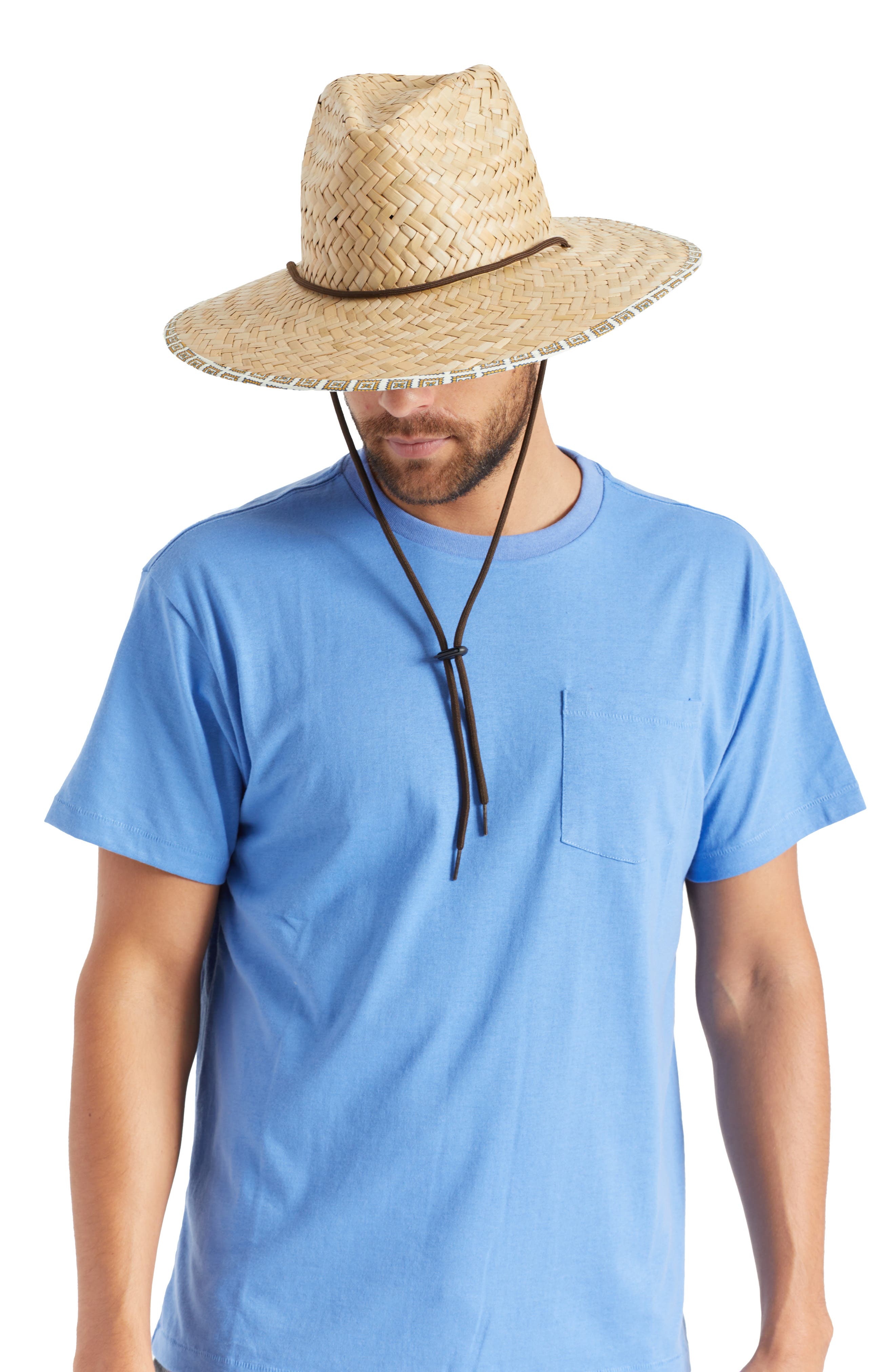 Brixton Messer Wide Brim Straw Hat 