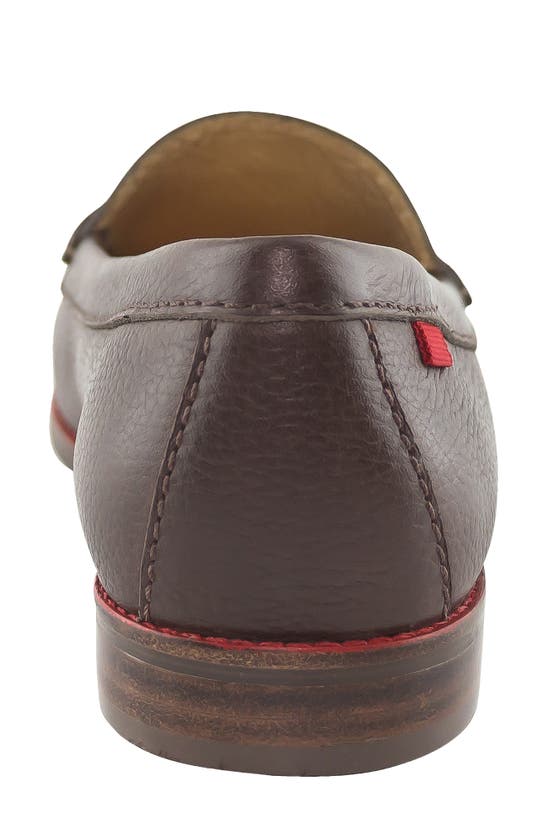 Marc Joseph New York East Village Penny Loafer In Brown Grainy
