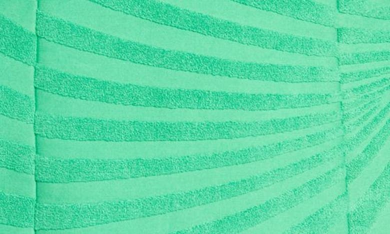 Brandon Maxwell Women's The Mini Bubble Dress With Bonded Bustier In Leaf Green