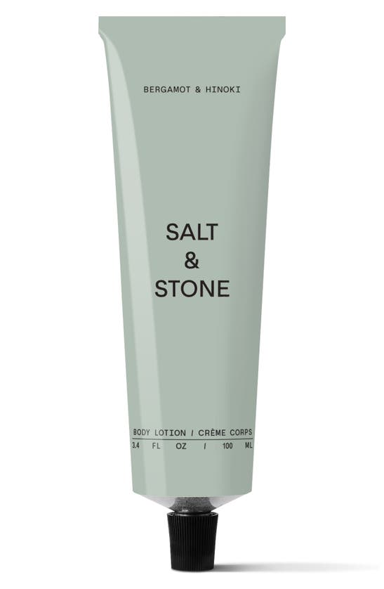 Shop Salt & Stone Body Lotion In Bergamot And Hinoki