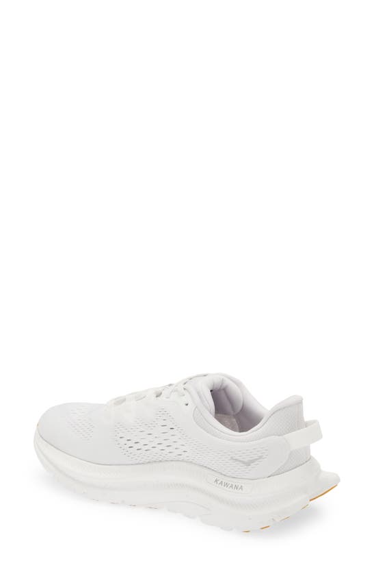 Hoka Women's Kawana 2 Low Top Trainer Sneakers In White / Nimbus Cloud