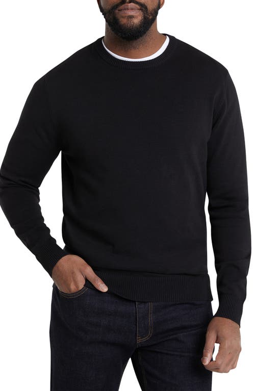 Johnny Bigg Essential Crewneck Sweater in Black