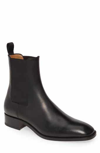 Christian Louboutin Men's Plain Leather Boots