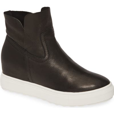 Jslides Posh Hidden Wedge Sneaker, Black
