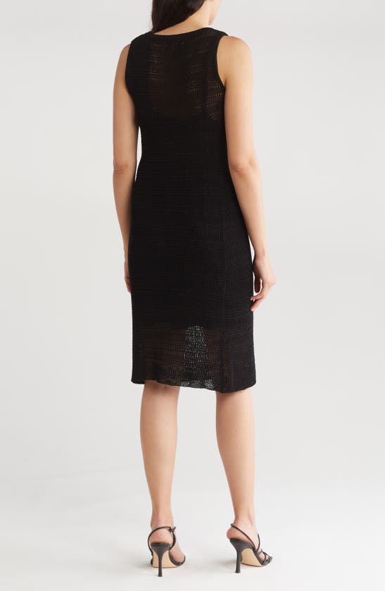 Shop Stitchdrop Scottsdale Crochet Maxi Dress In Black