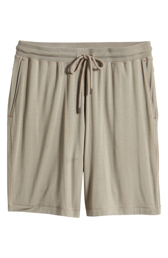 Shop Daniel Buchler Modal Blend Pajama Shorts In Stone