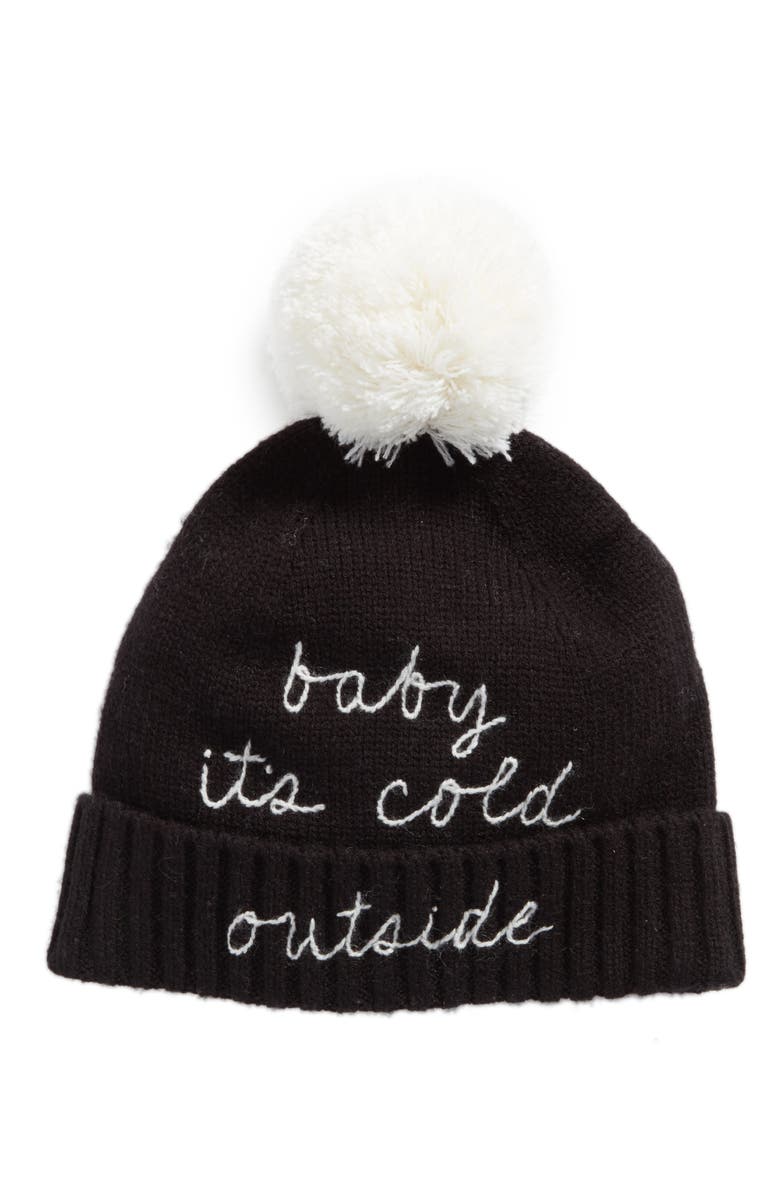 kate spade new york baby it's cold outside pom beanie | Nordstrom