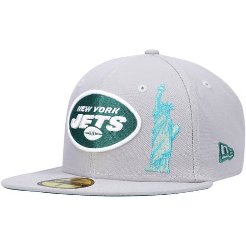 Men's New Era Kelly Green York Jets Team Classic Throwback 39THIRTY Flex Hat Size: Small/Medium