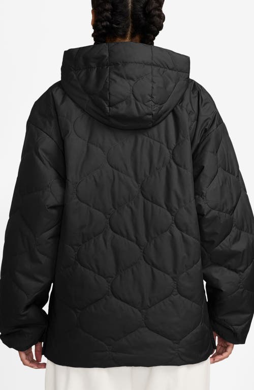 NIKE NIKE SPORTSWEAR ESSENTIAL WATER REPELLENT QUILTED ANORAK 