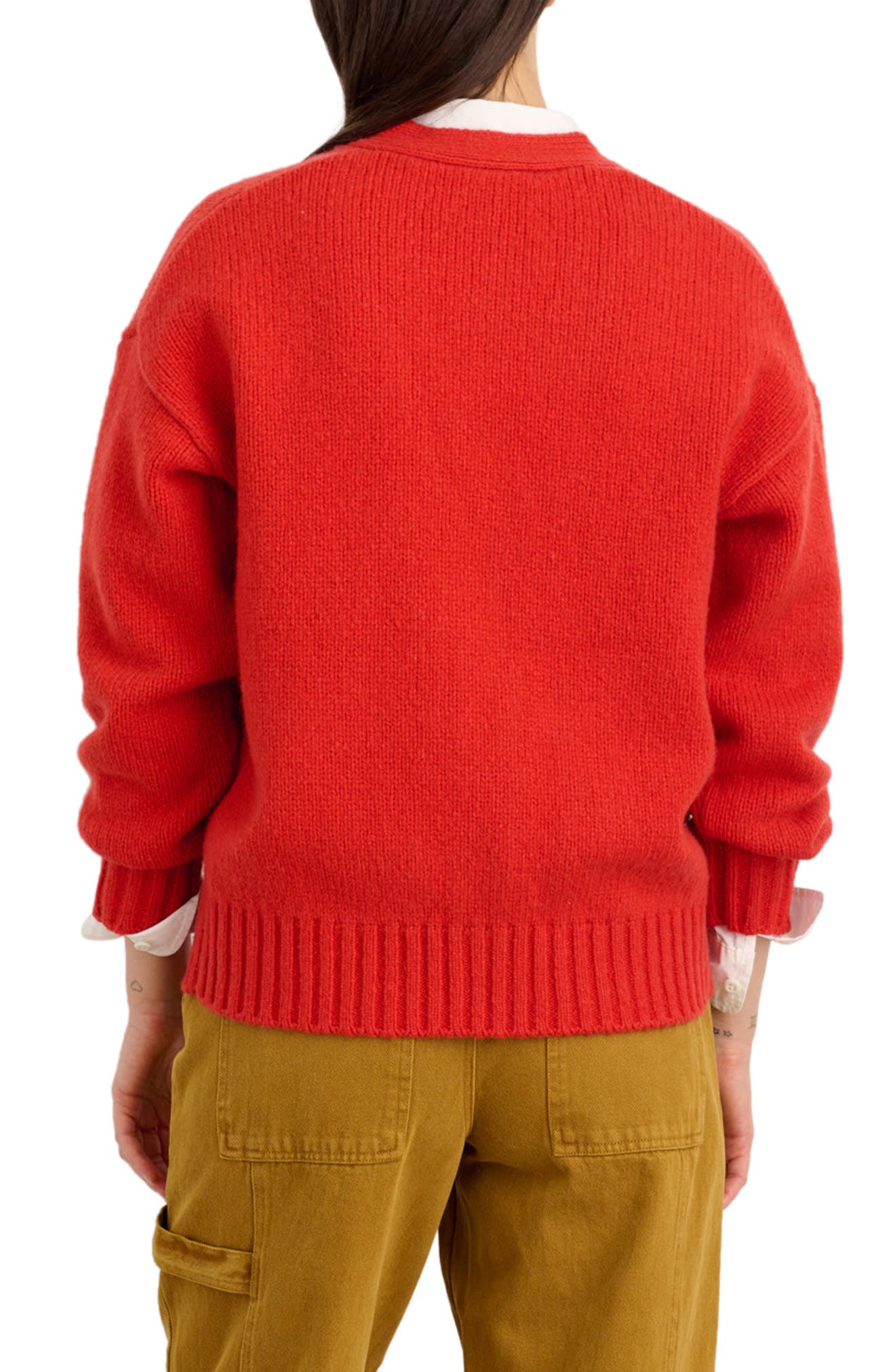 Alex Mill Emma VNeck Lambswool Blend Cardigan Nordstrom