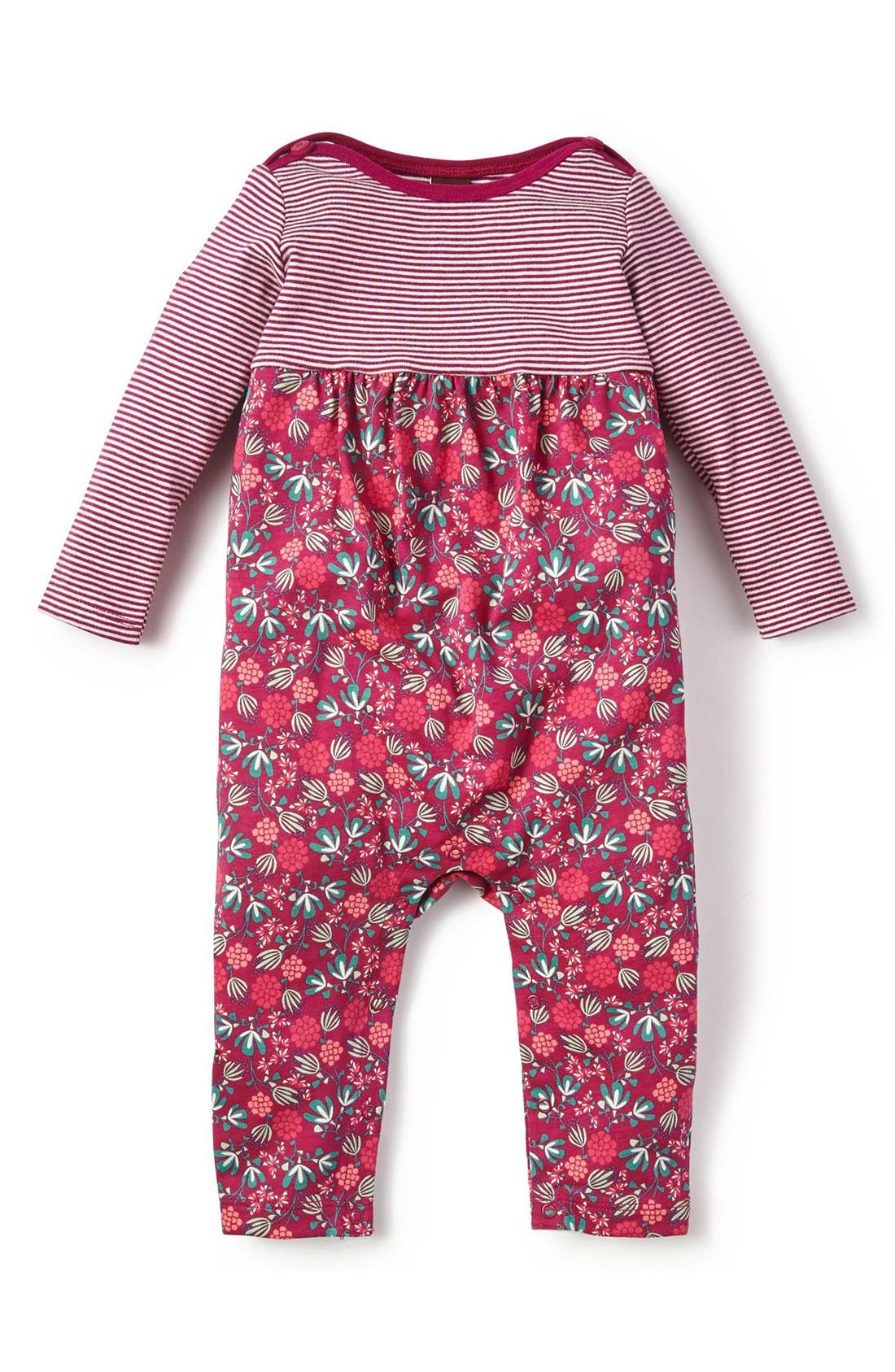 Tea Collection 'Lucia' Print Romper (Baby Girls) Nordstrom