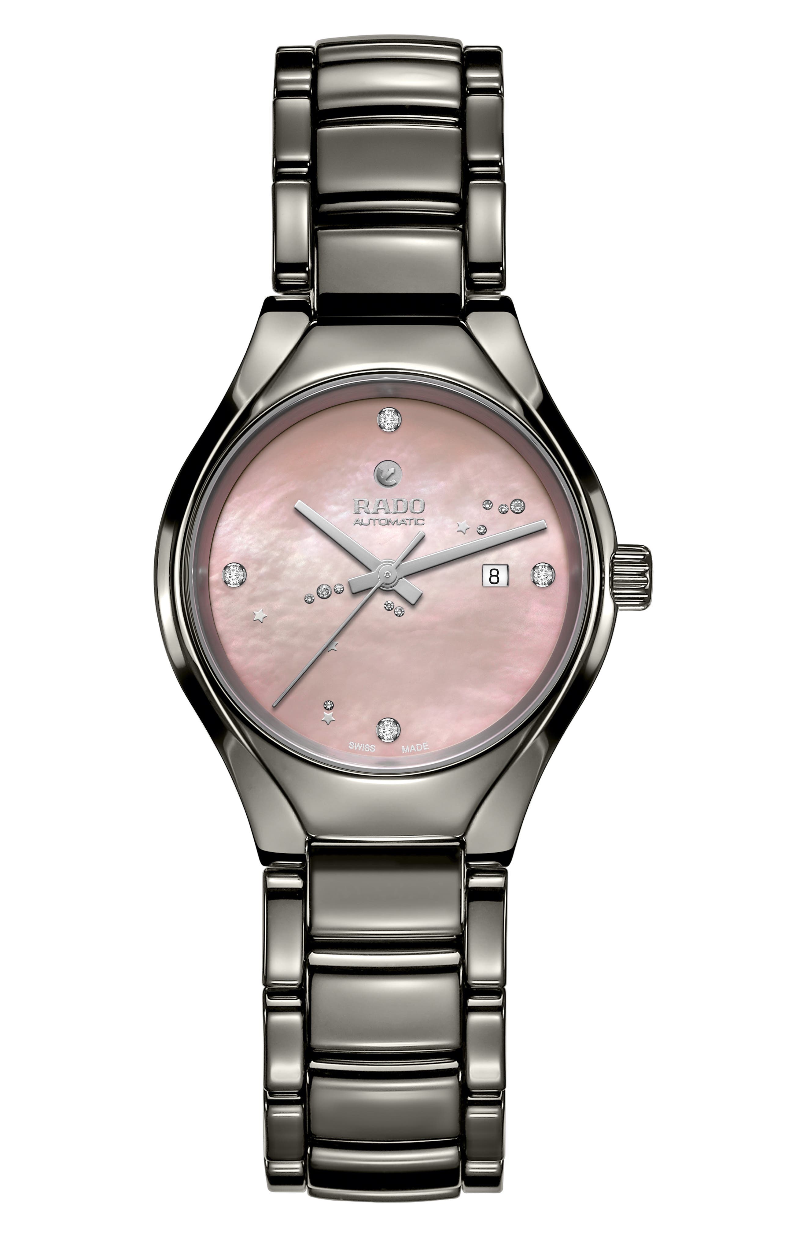 rado pink watch