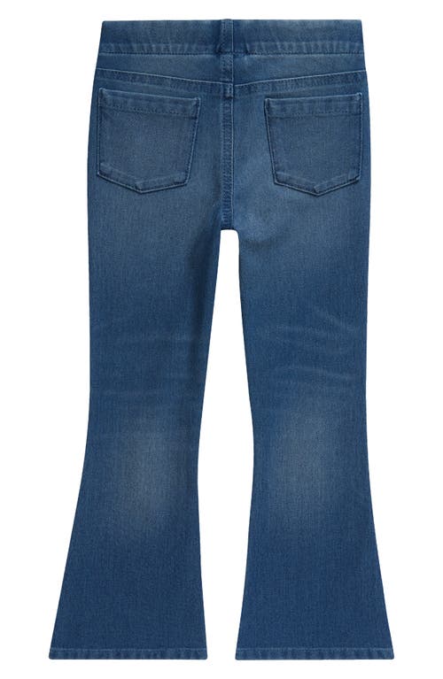 Shop Tucker + Tate Kids' Embroidered Bootcut Jeans In Medium Blue Wash Floral