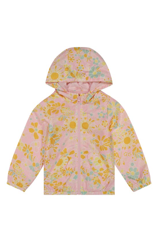 Oshkosh B'gosh Kids' Print Windbreaker In Yellow