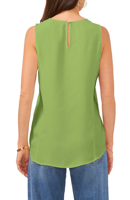 Vince Camuto High-low Sleeveless Top In Salted Lime