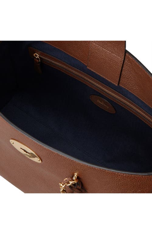 Mulberry Lily Chain Leather Tote In Oak
