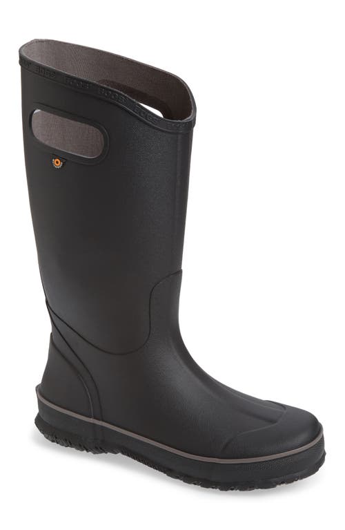 Waterproof Rain Boot in Black
