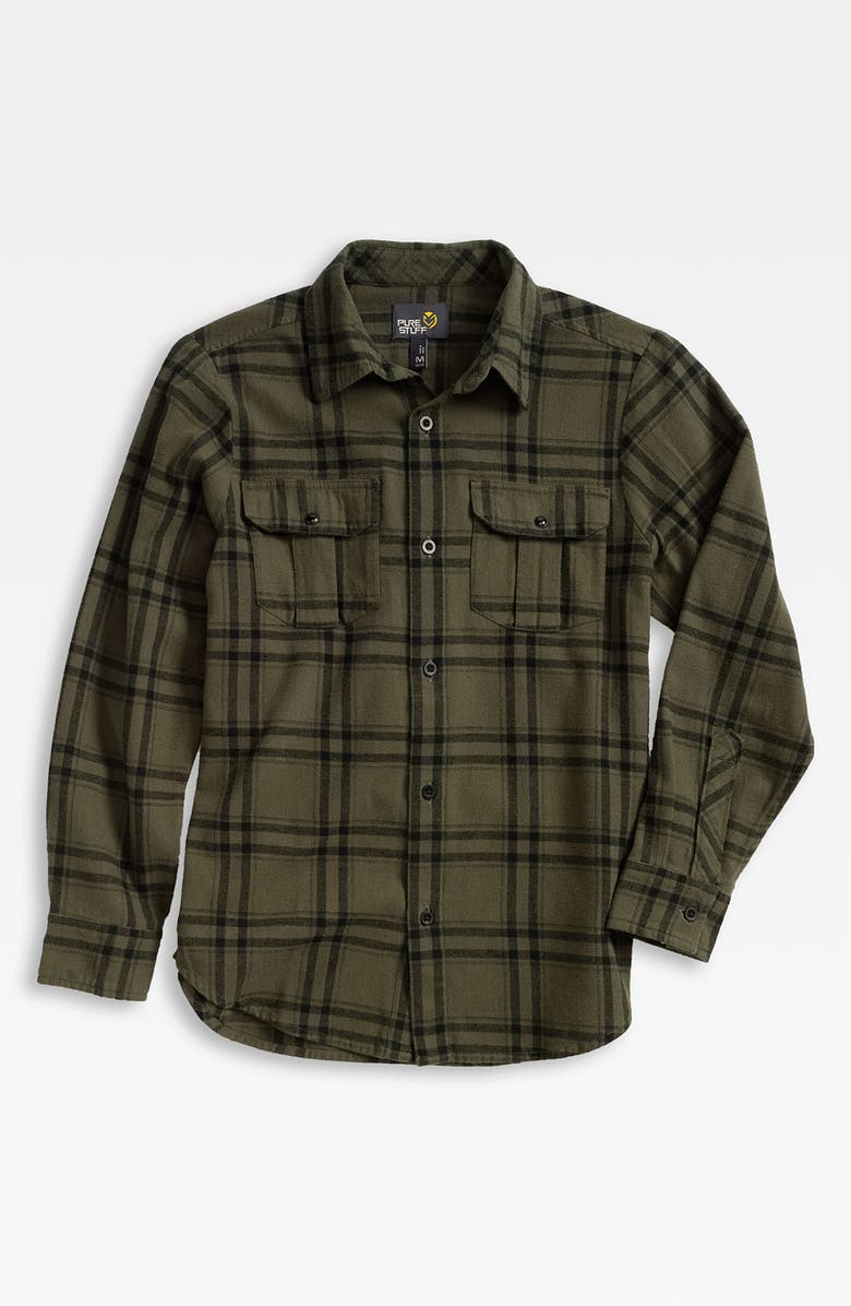 Pure Stuff 'Blake' Flannel Shirt (Little Boys) | Nordstrom