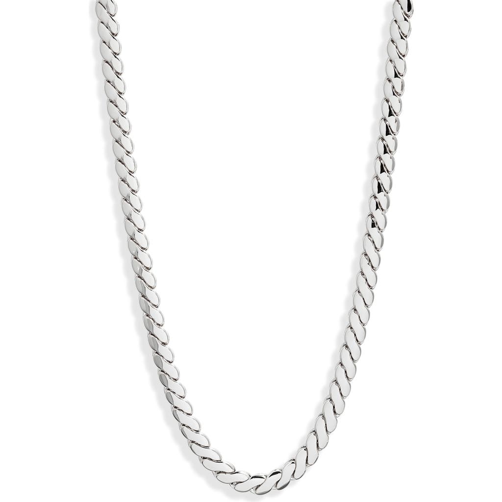 Jenny Bird Paloma Chain Necklace In High Polish Silver