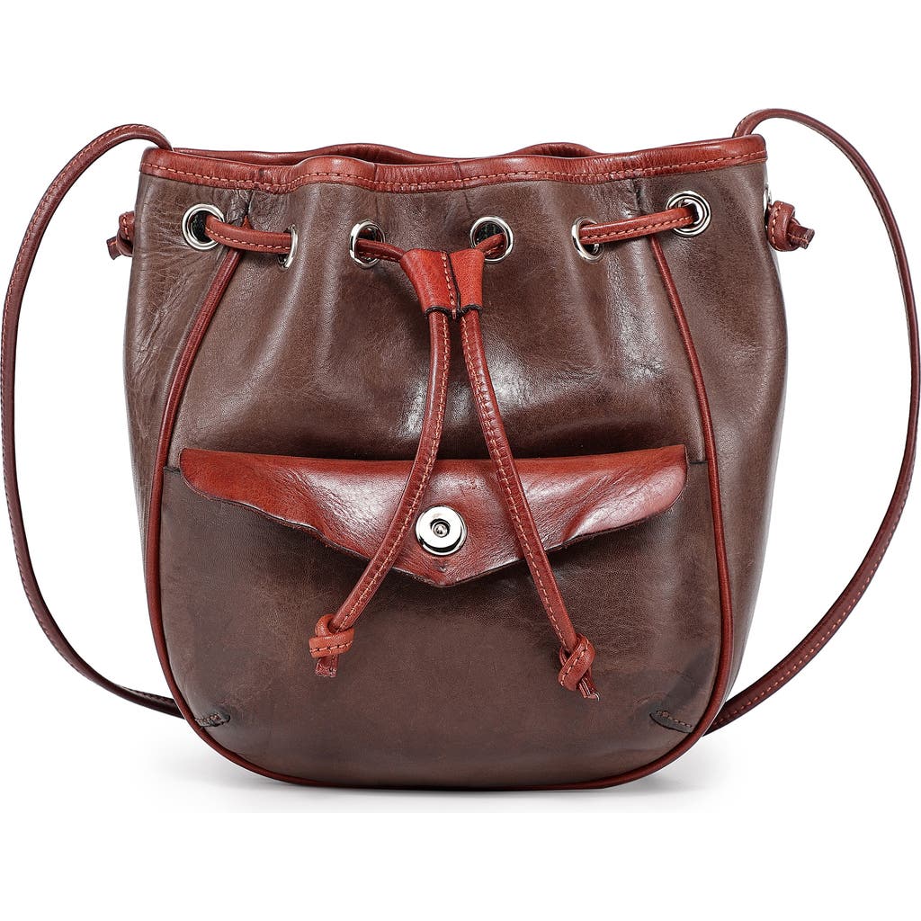 Old Trend Snapper Convertible Bucket Crossbody In Taupe