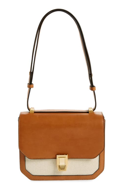 rag & bone Max Leather & Canvas Crossbody Bag in Natural at Nordstrom