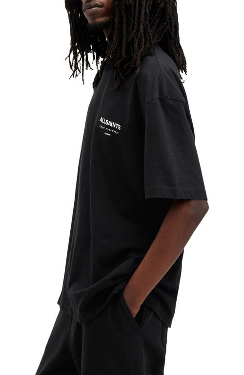 ALLSAINTS ALLSAINTS UNDERGROUND OVERSIZE GRAPHIC T-SHIRT
