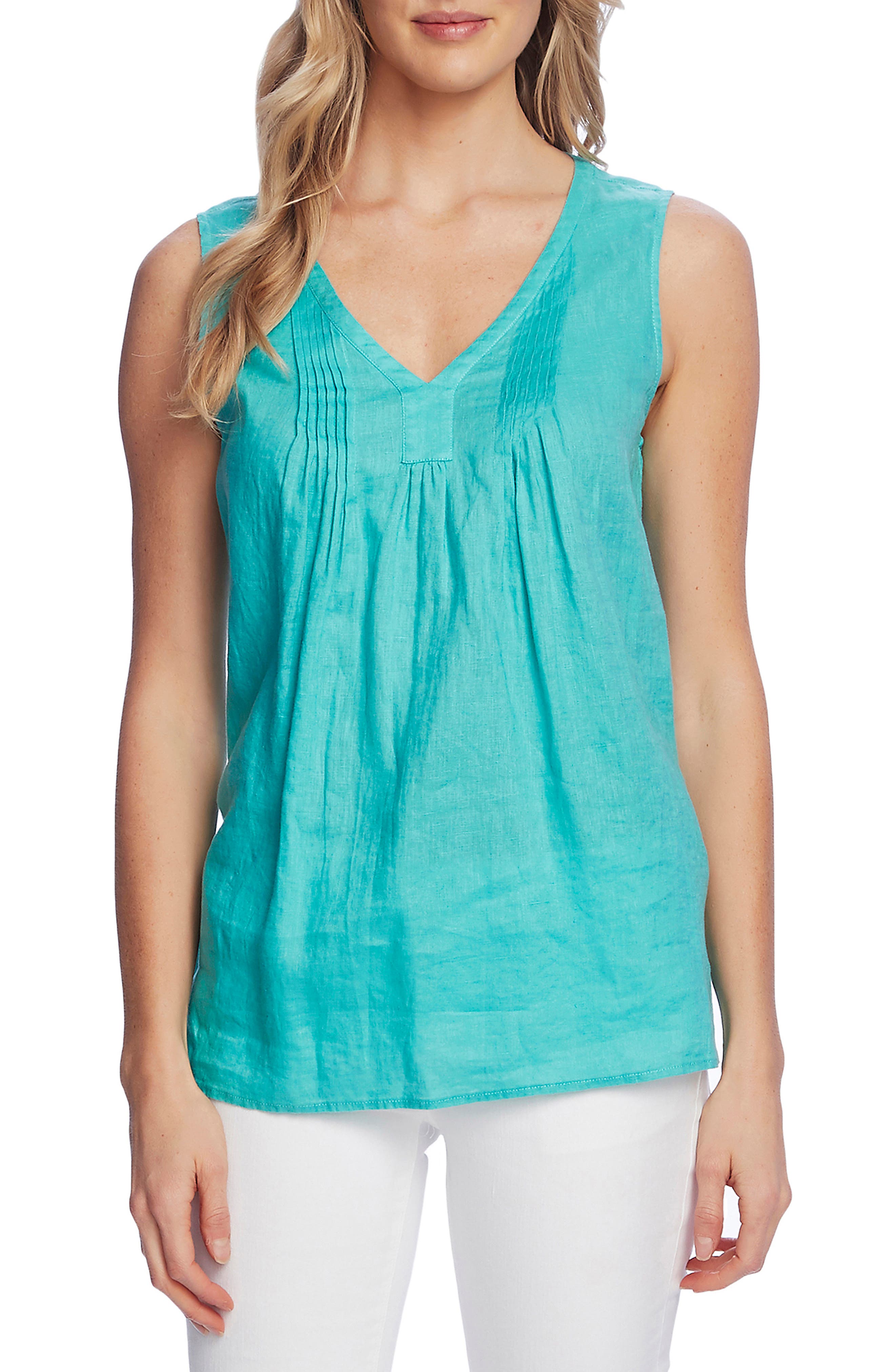 vince camuto linen top