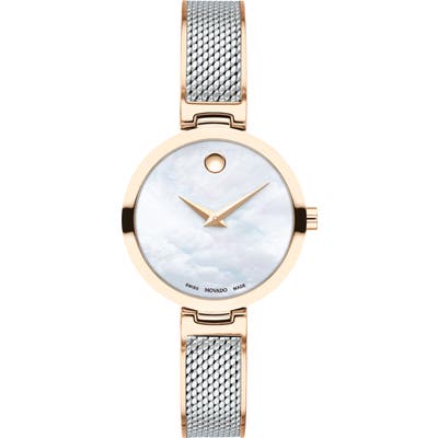 Movado Amika Mesh Bracelet Watch, 27Mm
