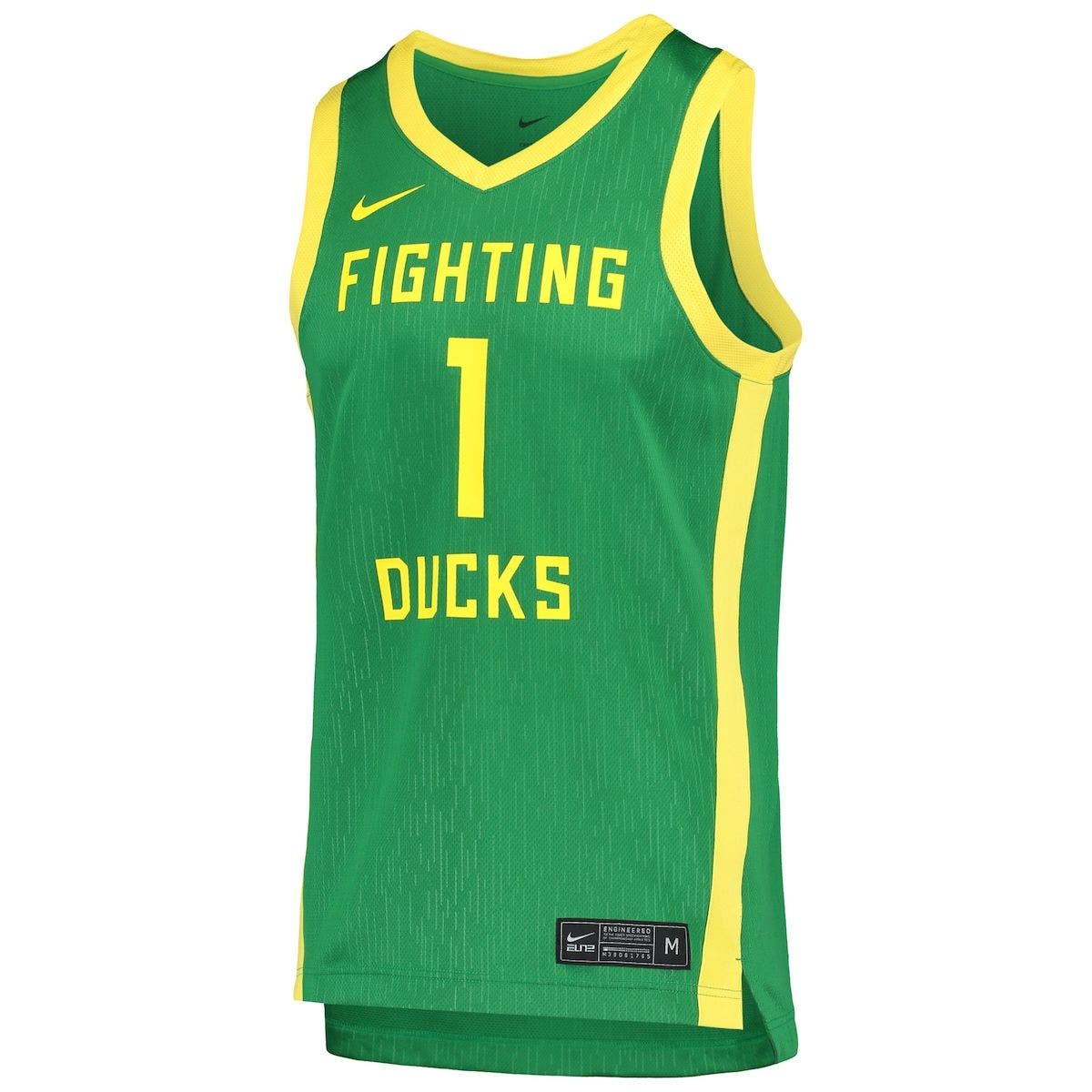 Nordstrom Men Sport & Swimwear Sportswear Sports Tops Mens Yellow Oregon Ducks Replica Basketball Jersey at Nordstrom 