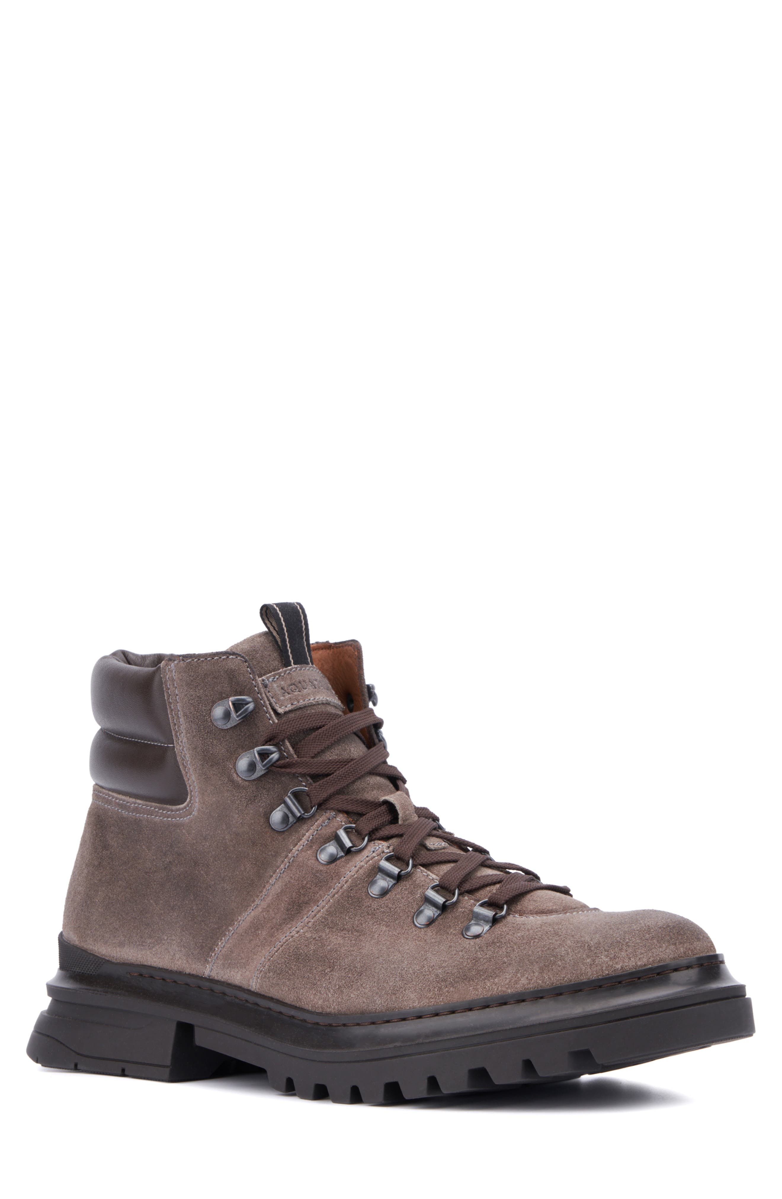 Aquatalia Men s Edwin Weatherproof Waxed Suede Hiking Boots