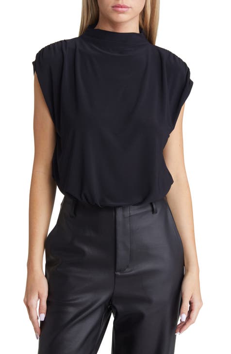 NWT- FRAME Sleeveless Velvet Shimmer Cami Top Noir Black - Size