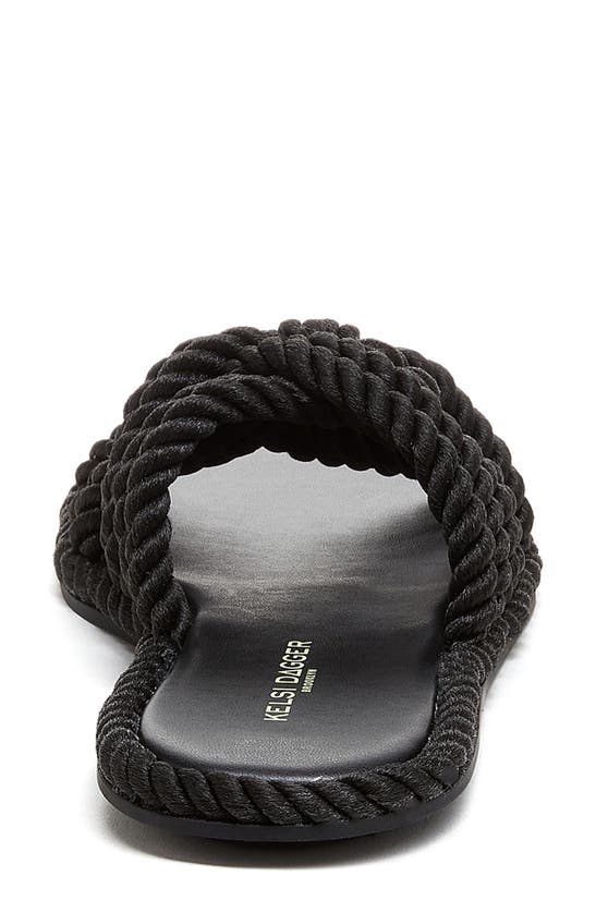 Kelsi Dagger Brooklyn Beachy Slide Sandal In Black