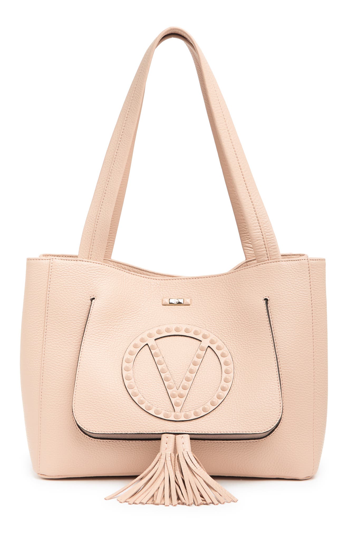 valentino by mario valentino leather shoulder bag