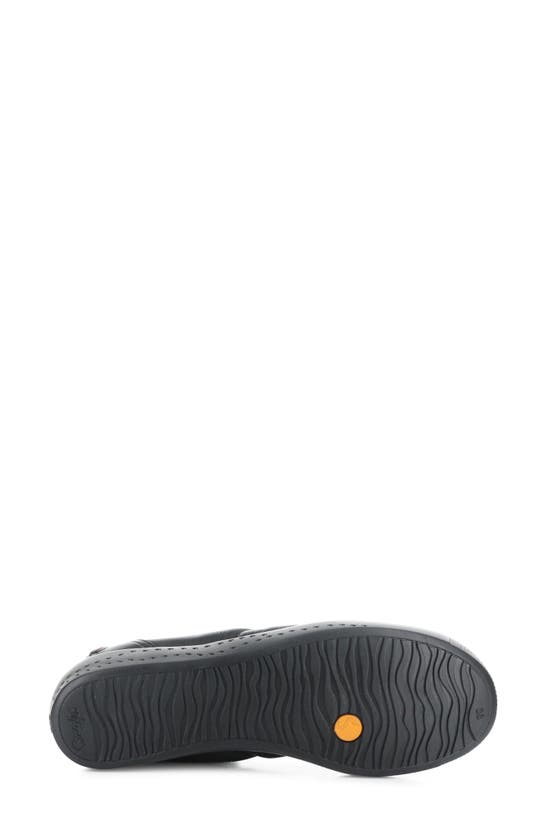 Shop Softinos By Fly London Ilme Ballet Flat In Black Smooth