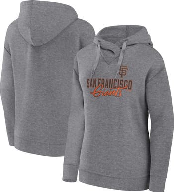 San Francisco Giants Fanatics Branded Women's Over Under Pullover Hoodie -  Black