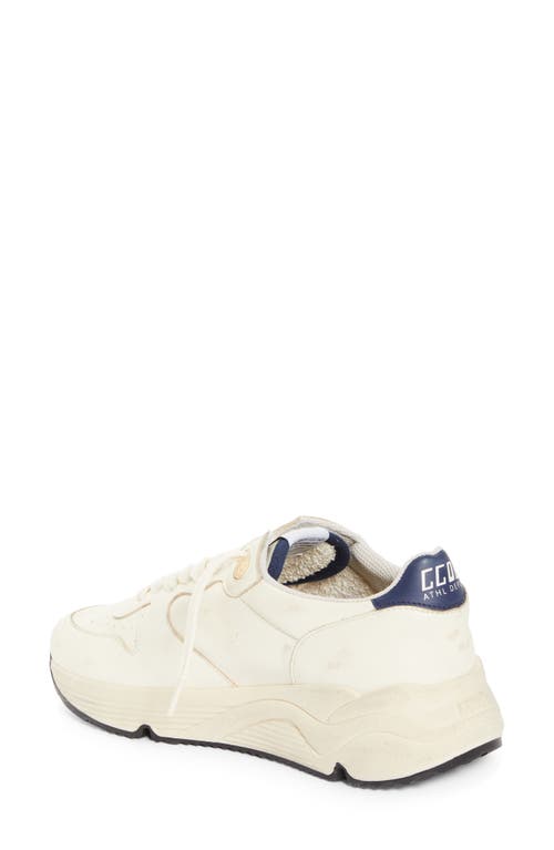 Shop Golden Goose Running Sole Sneaker In White/pink