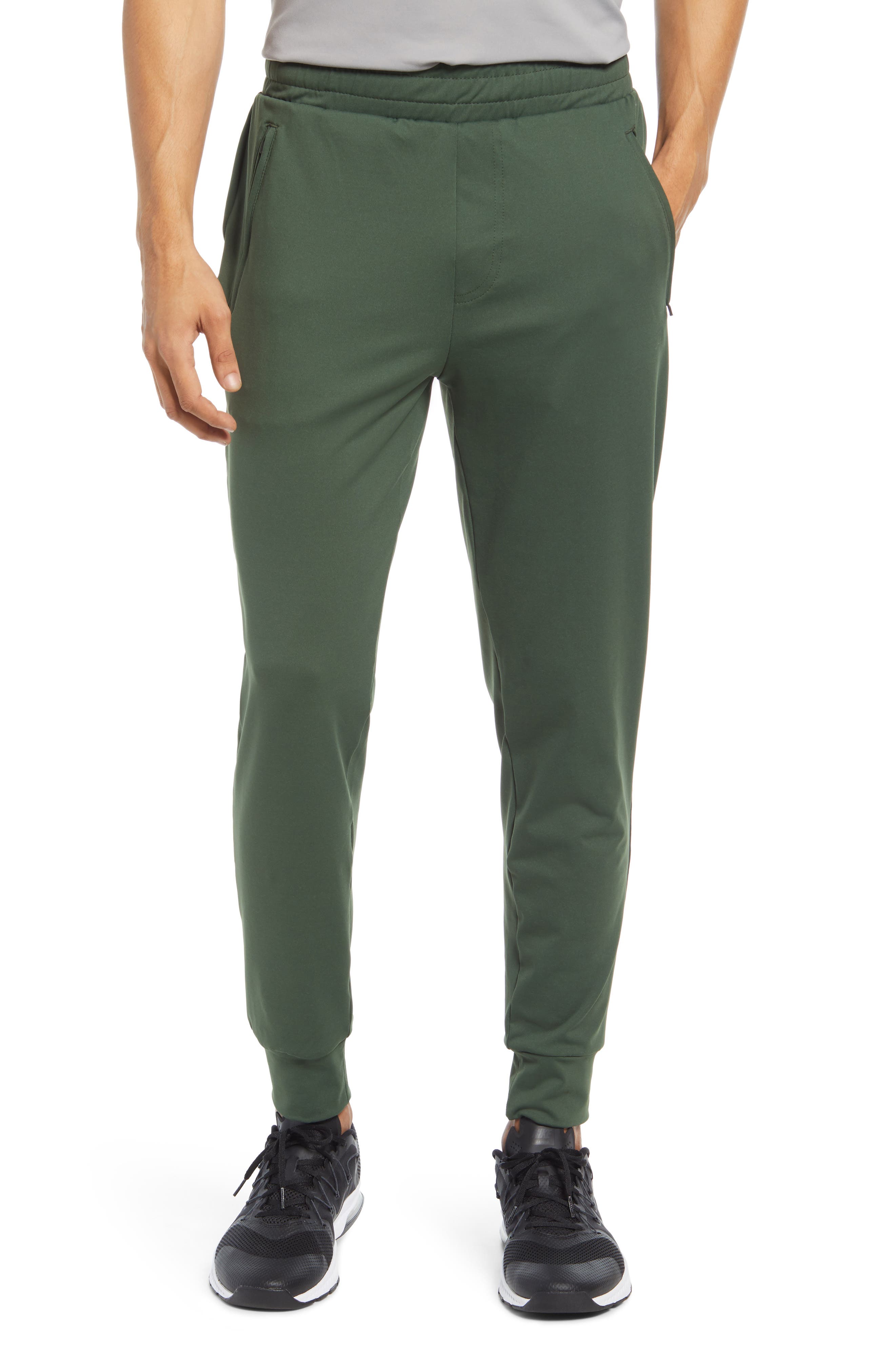 olive green jogger pants mens