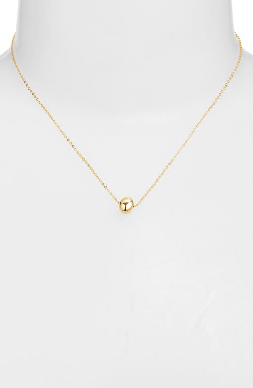 Shop Nordstrom Demi Fine Orb Pendant Necklace In 14k Gold Plated