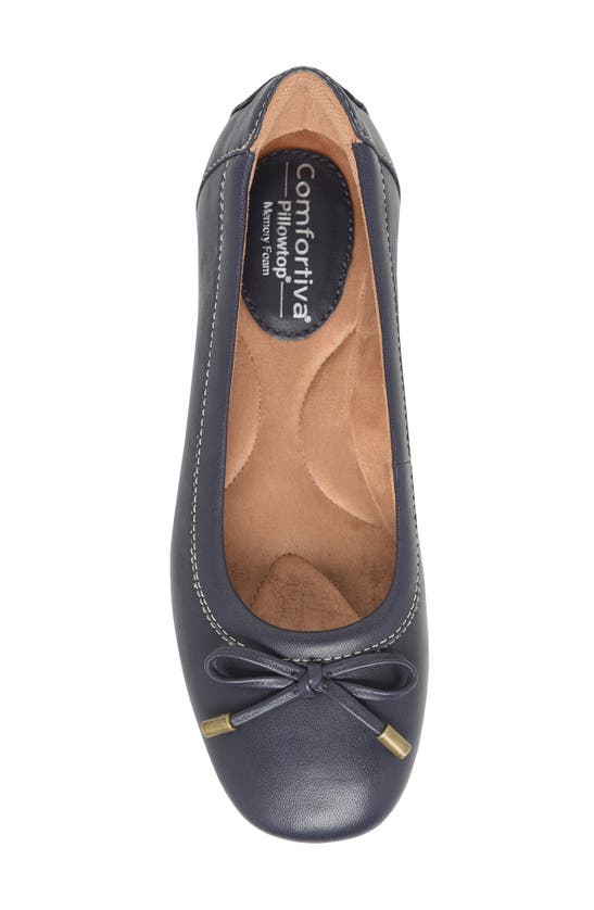 Comfortiva Keegan Ballet Flat In Sky Navy