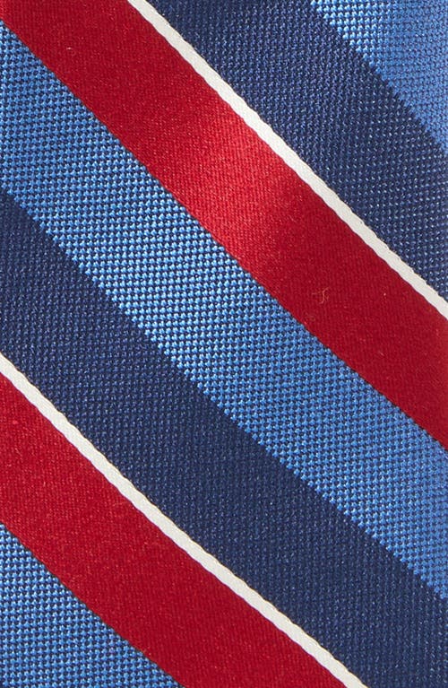 Shop Nordstrom Kids' Bold Stripe Silk Tie In Red Bold Stripe