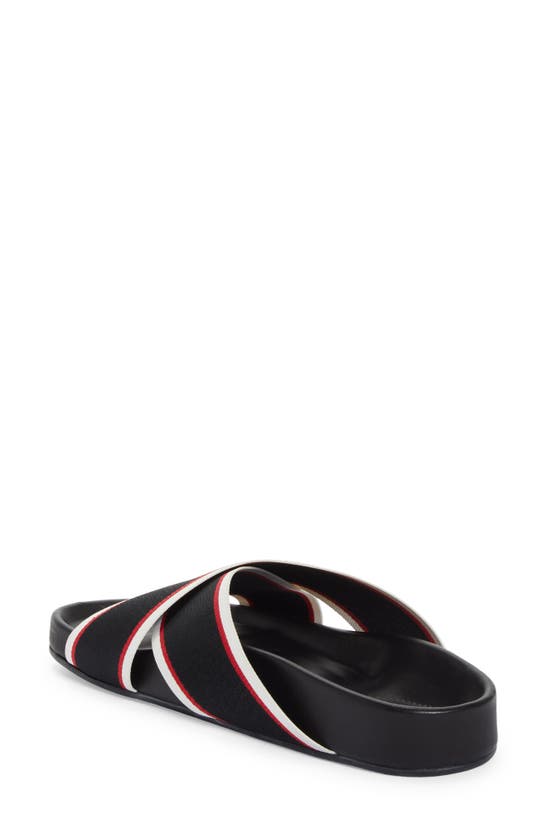 Shop Christian Louboutin Hot Cross Bizz Slide Sandal In Black/ Multi