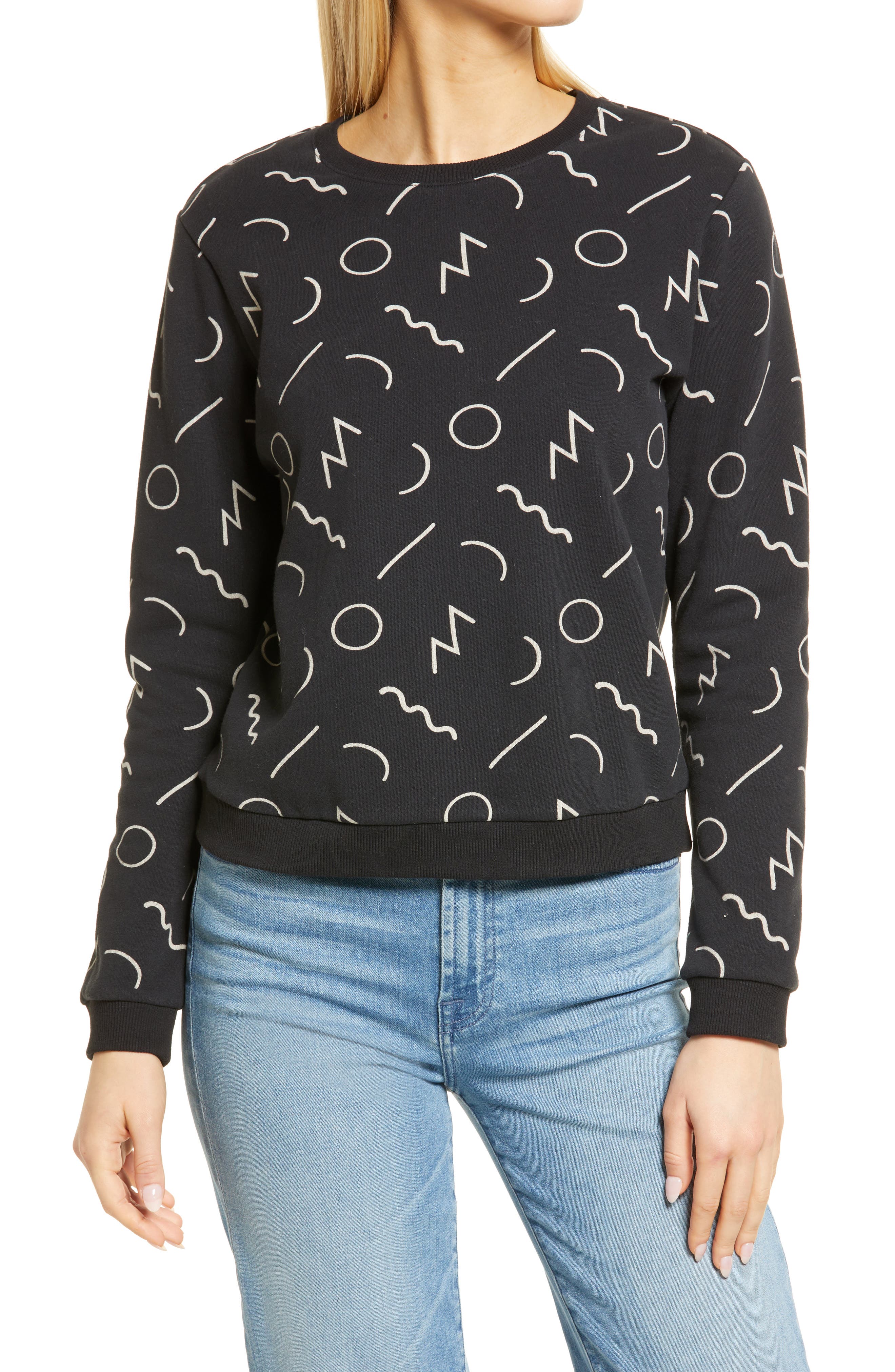 women's printed sweatshirts