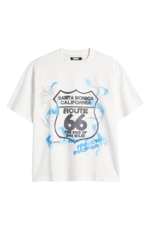 Route 66 Graphic T-Shirt in White