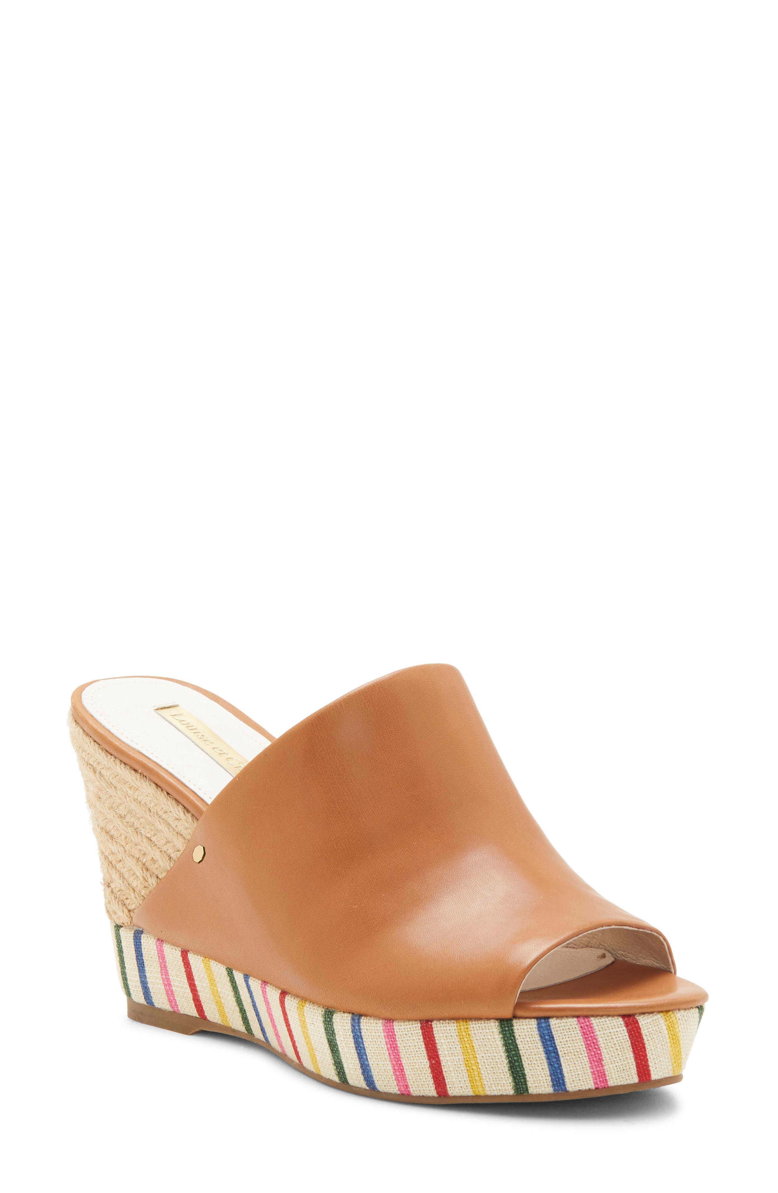 Louise Et Cie Ramsaye Wedge Sandal, Brown