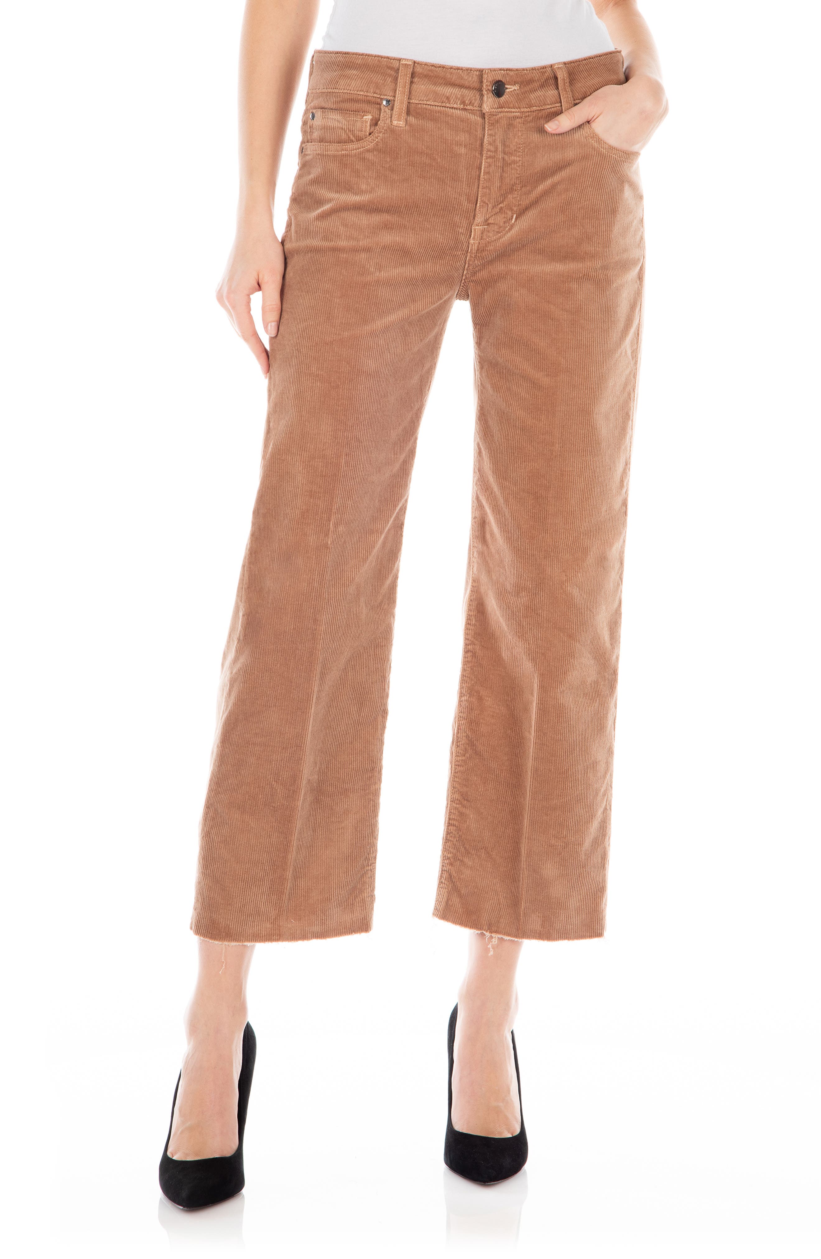 cropped corduroy pants
