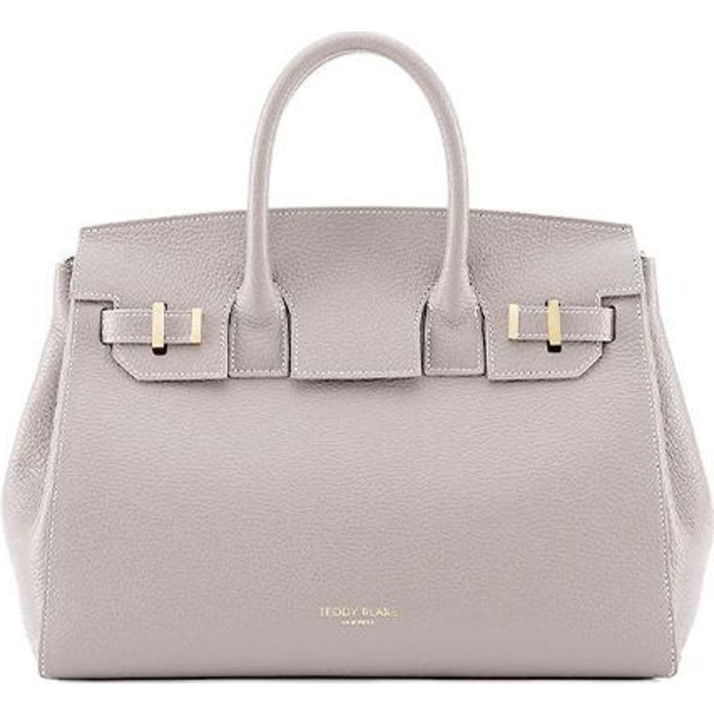 Teddy Blake Gigi Stampatto Gold 13" In Light Grey