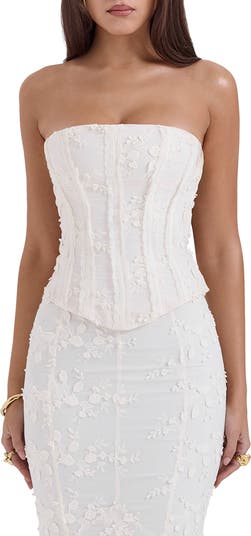 House of cb Rafa shops corset ivory