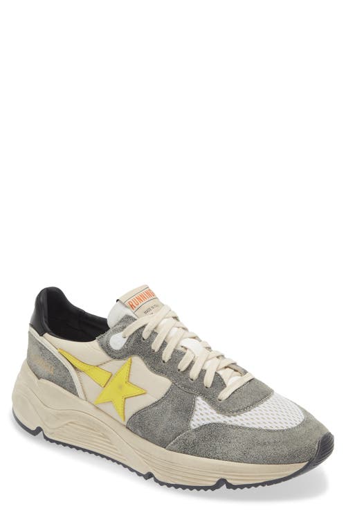 Golden Goose Running Sole Sneaker Beige/Black/White/Yellow at Nordstrom,